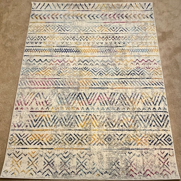 Monaco Multi Color Area Rug, 5’ x 7’ - Picture 2 of 5